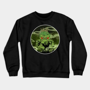 Los Locos Funkeros - ECCC 2020 - Swamp Thing Federico (two sided) Crewneck Sweatshirt